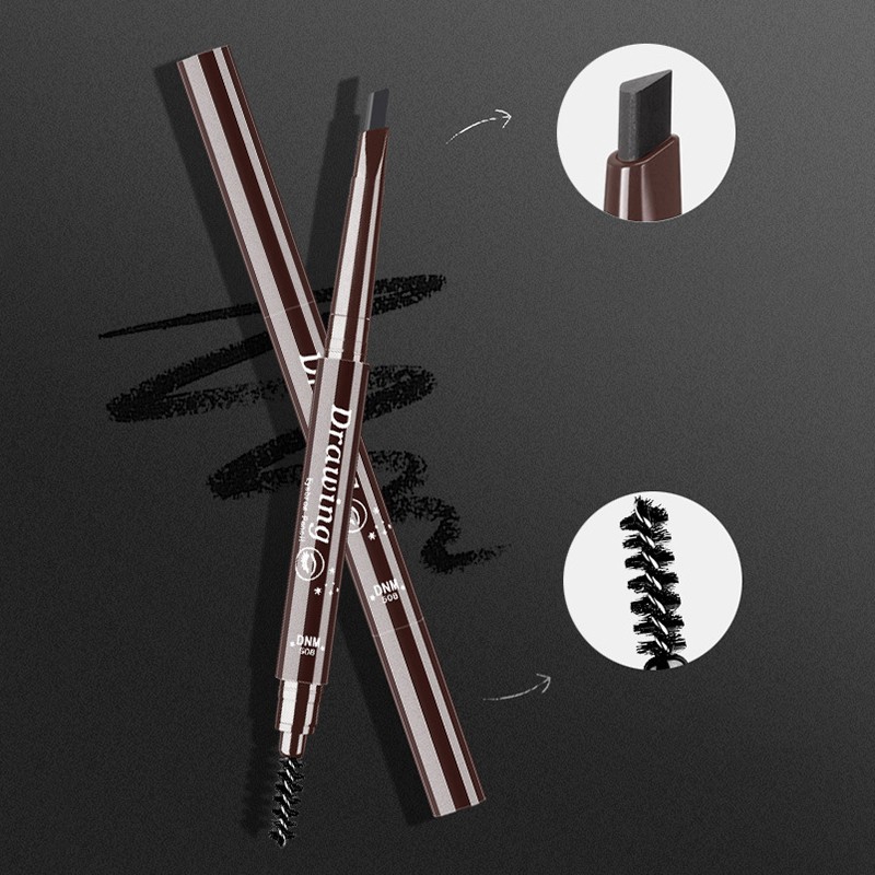 Bút vẽ lông mày hai đầu chống thấm nước đa năng tiện dụng | BigBuy360 - bigbuy360.vn