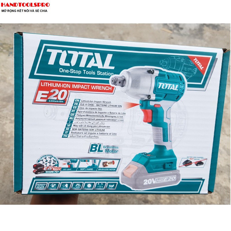 Body Máy siết bu lông dùng pin E20V Total TIWLIE2001 ( thế hệ mới)