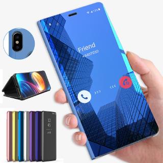 Smart Mirror Flip Case For Xiao Mi Mix 3 2 A2 Lite Redmi S2 Note 4X 4 3 5A Case Holder Stand Cover