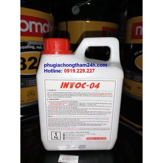 chống thấm intoc 04 loại 1 lít - Sử dụng để chống thấm ngược, tường nhà, mái nhà, bể nước