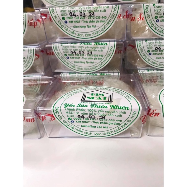 [YẾN SÀO KIM NHẬT] Yến tinh chế 100% từ thiên nhiên, trại y.ến nhà nuôi cam kết chất lượng