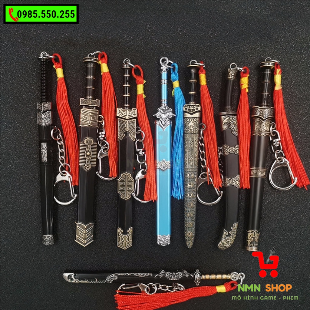 Mô hình ki.ếm Hán cổ Trung Hoa 12cm