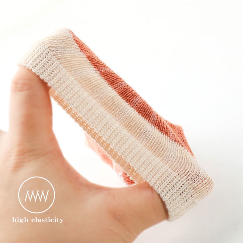 Vớ Cotton Mềm Mại Thoải Mái Thoáng Khí Chống Trượt Họa Tiết Kẻ Sọc In Chữ Cho Bé