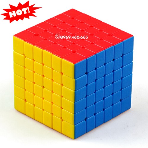 Rubik 6x6 MoYu MeiLong Hàng Xịn Trơn Xoay Cực Mượt - Stickerless Qiyi