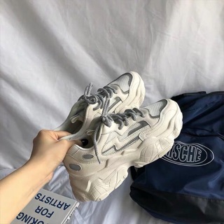 Giày thể thao sneaker nữ phản quang phát sáng