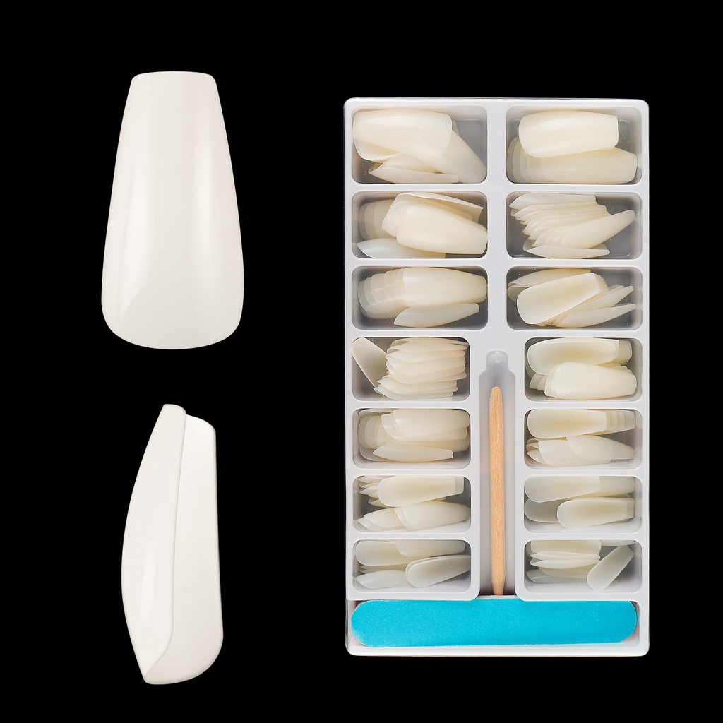 Hộp 168 Móng Tay Giả Thời Trang Tự Nhiên