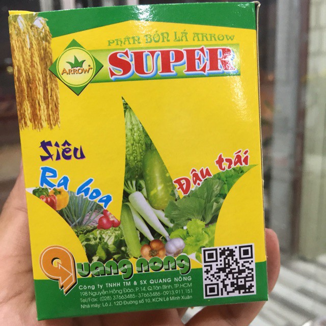 Siêu ra hoa đậu trái super