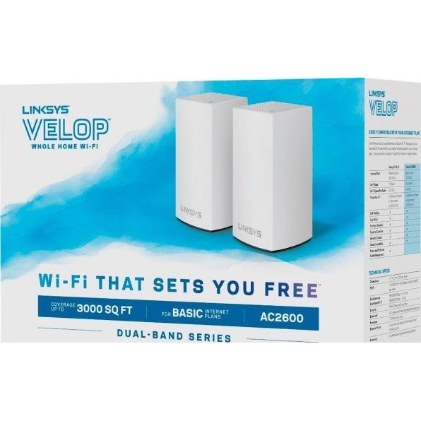Hệ thống Wi-Fi Mesh LINKSYS Velop WHW0102 | BigBuy360 - bigbuy360.vn