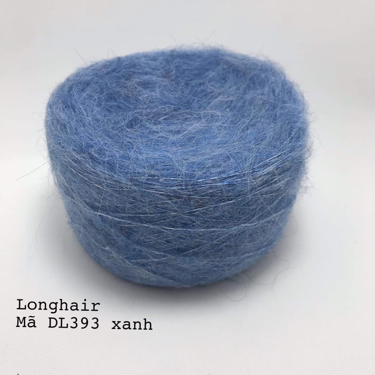 Long Hair cuộn 100gr Len Mohair lông dài