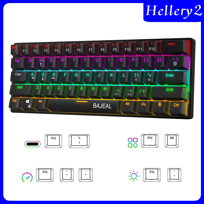Bàn Phím Cơ Gaming 61 Phím Cho Pc Mac | BigBuy360 - bigbuy360.vn