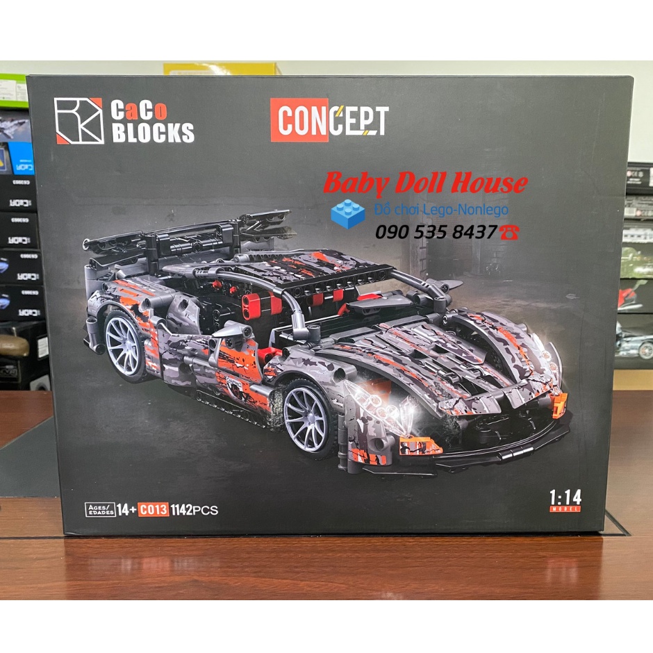 Caco C013 Bộ lắp ráp siêu xe McLaren - xe điều khiển từ xa