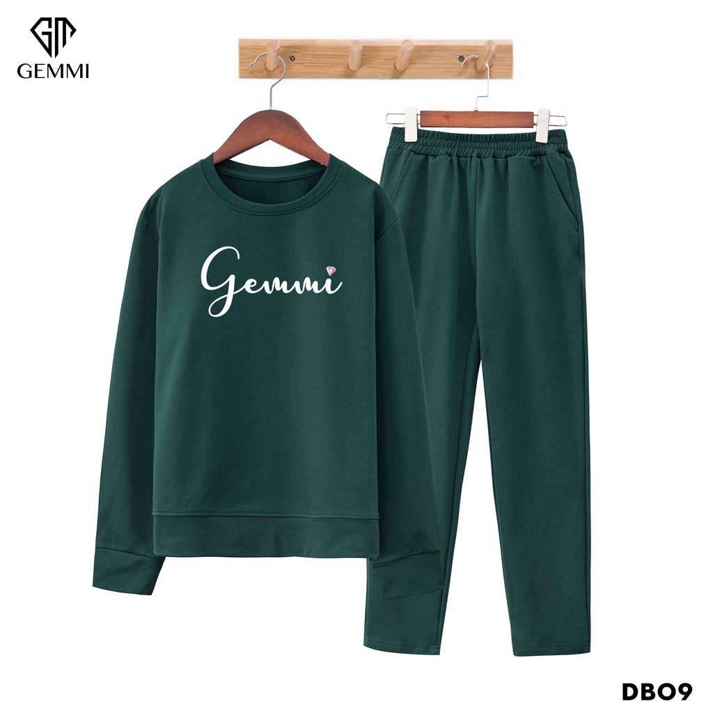 Set đồ bộ nữ mặc nhà thiết kế cao cấp in hình Gemmi Fashion DB09