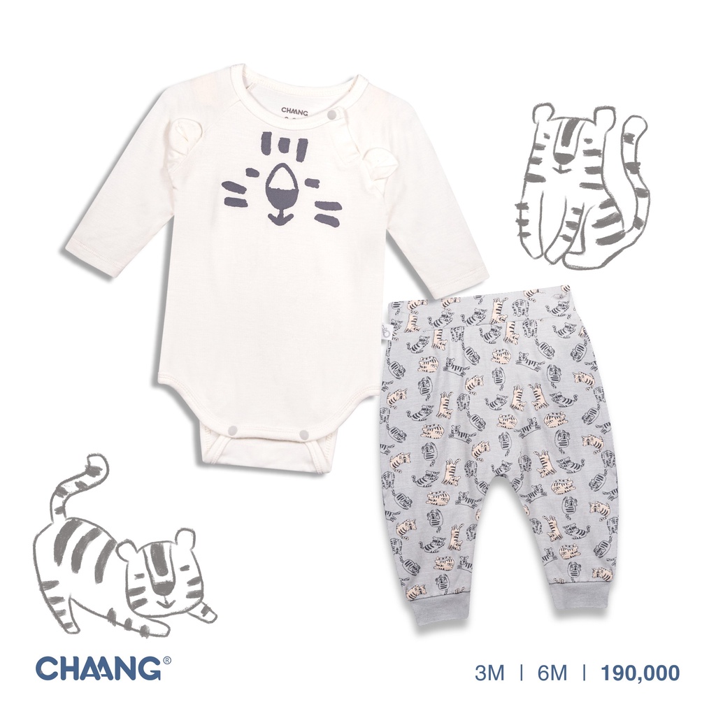 Chaang bộ bodychip cài vai SS2022D09