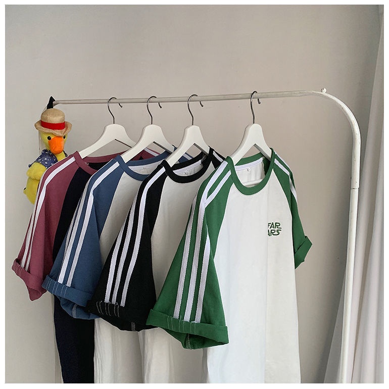 Set Đồ Thể Thao Ngắn Form Rộng Phong Cách Hàn Quốc Cho Nữ