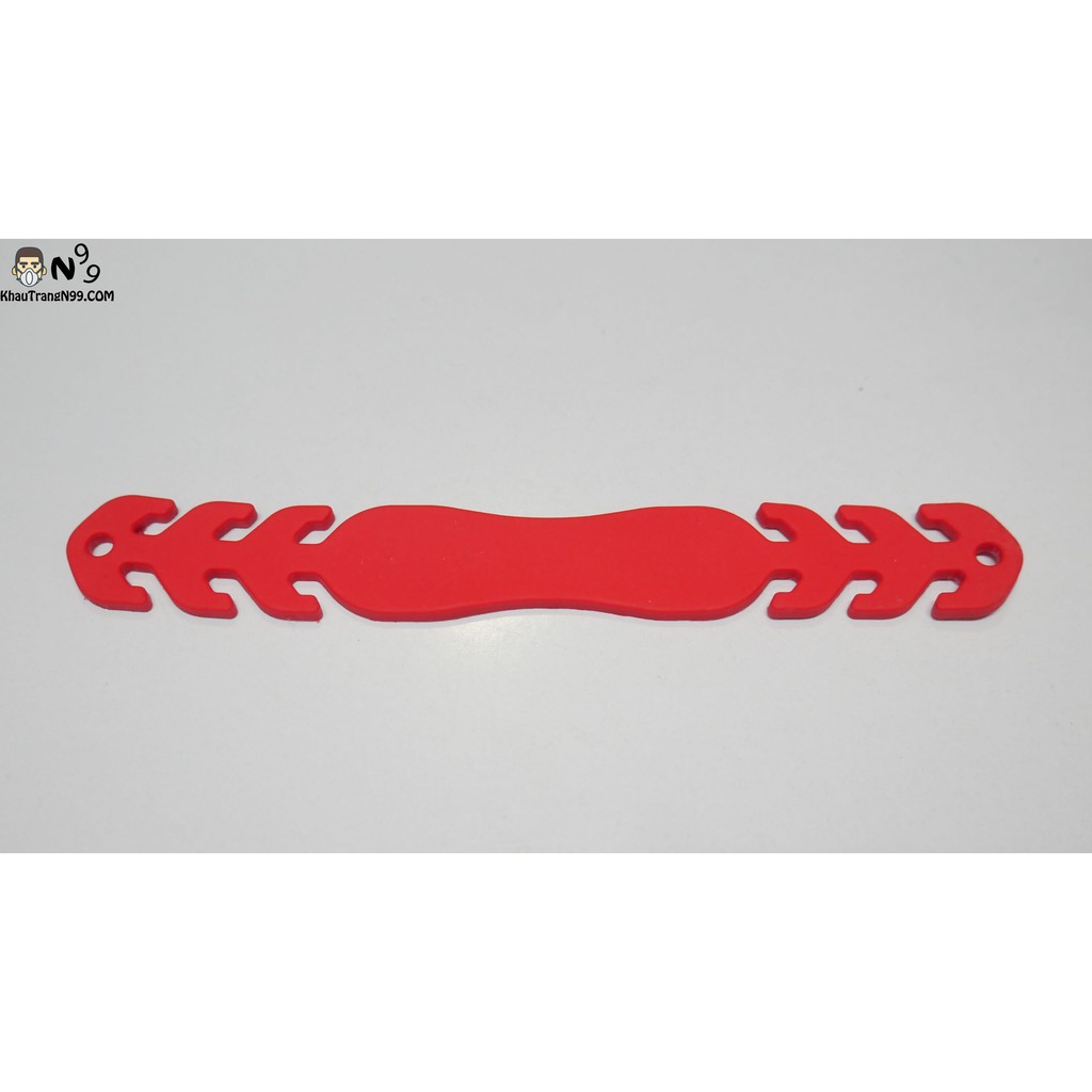 Đai đeo khẩu trang bảo vệ vành tai chống đau tai, đeo sau gáy màu đỏ họa tiết đẹp khác nhau | BigBuy360 - bigbuy360.vn