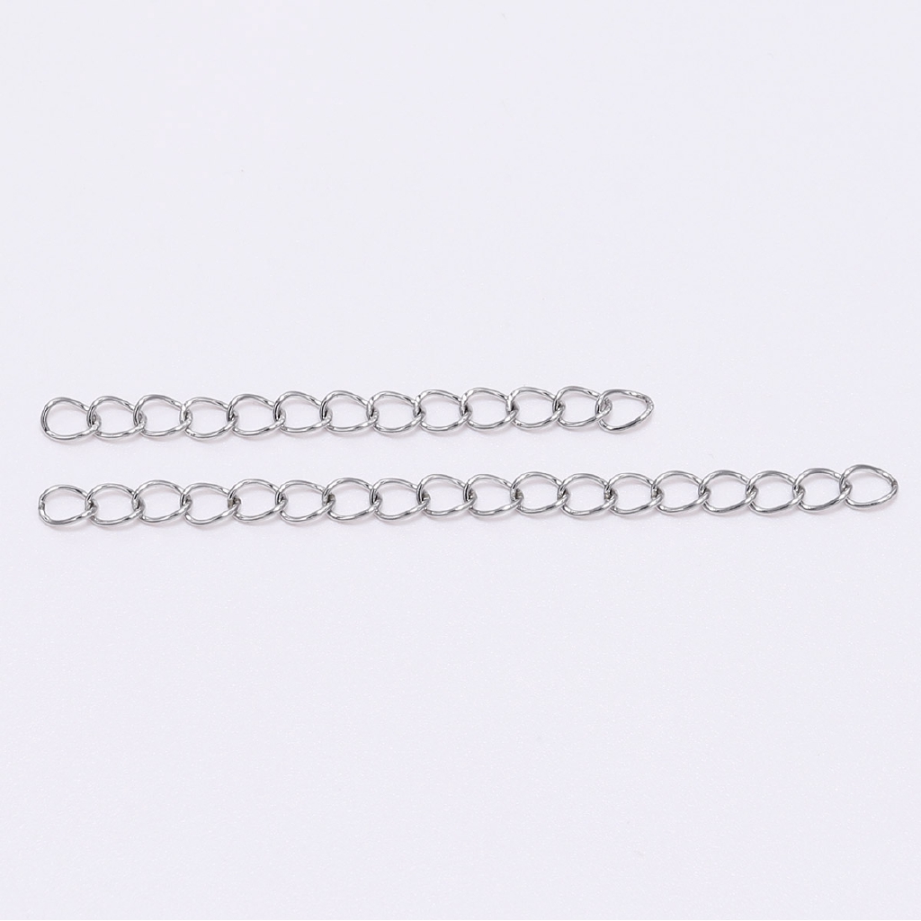 50 cái Chất lượng cao Vòng đeo tay bằng thép không gỉ / Chuỗi mở rộng Vòng cổ
