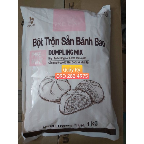 Bột trộn sẵn bánh bao xe đạp 1kg