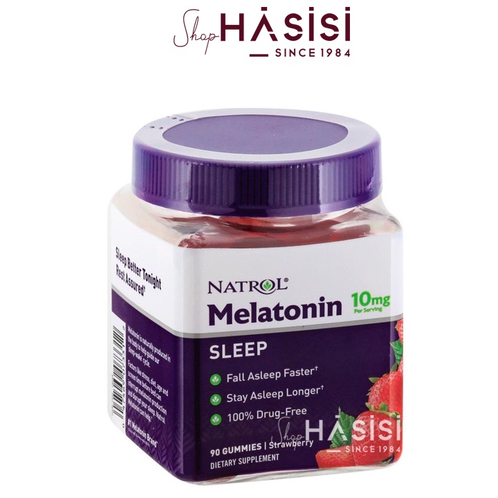 Kẹo Dẻo Giúp Ngủ Ngon NATROL - Melatonin Sleep 5mg/10mg 90 Gummies