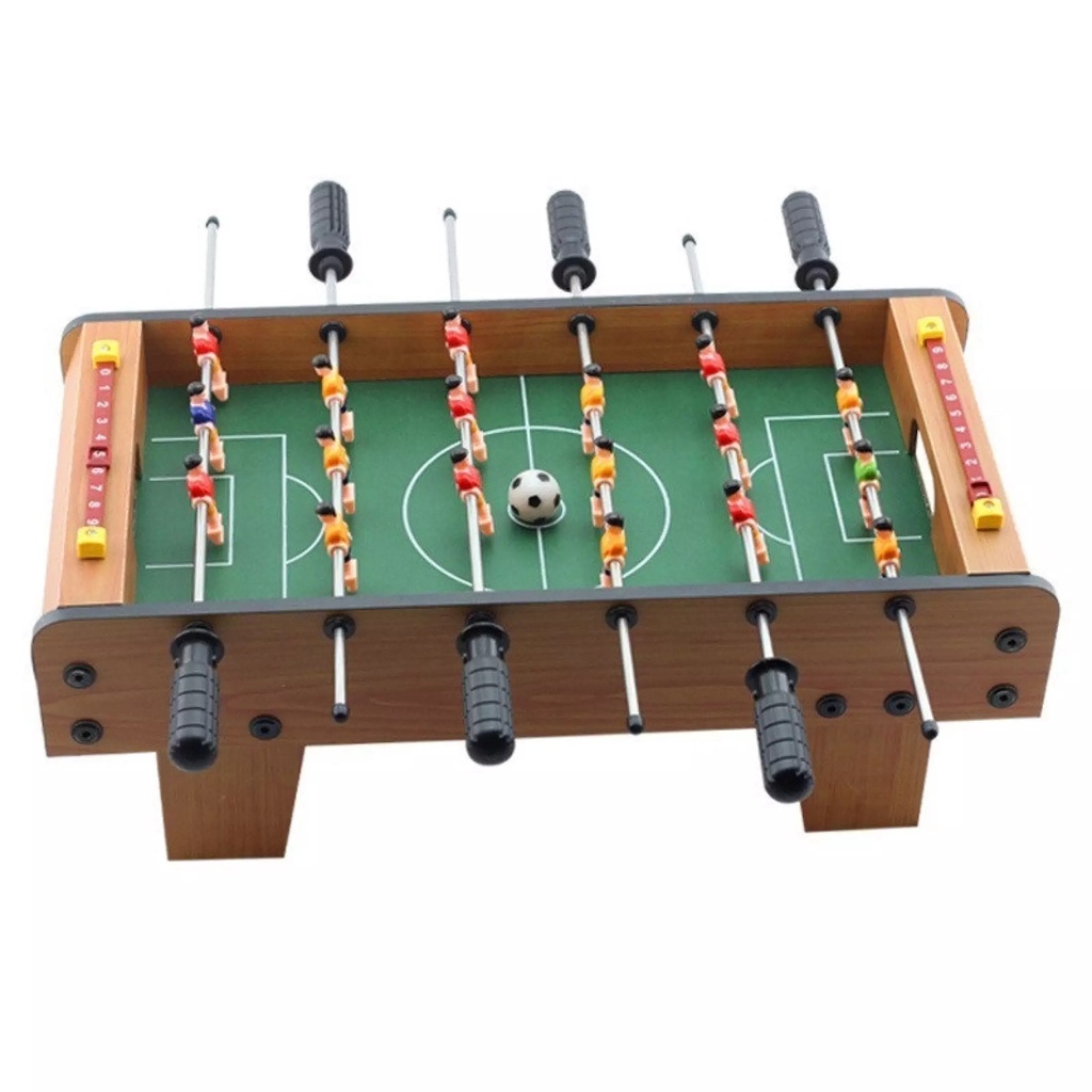 Bàn Bi Lắc 6 Tay Cầm SIZE LỚN ,Đồ Chơi Bàn Bóng Đá Bi Lắc Trẻ Em - Bàn Bóng Đá Table Top Foosball (Gỗ) Midoctor - 6 Hàng