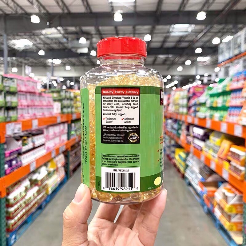 DATE 02/2025] Viên Uống Vitamin E Hỗ Trợ Làm Đẹp Da & Chống Lão Hóa Kirkland Vitamin E 400 I.U 500 Viên Hàng Mỹ | BigBuy360 - bigbuy360.vn