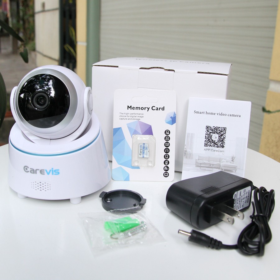 Camera wifi không dây Carecam LHY200-T 2.0MP Full HD 1080P, xoay 360 độ. | BigBuy360 - bigbuy360.vn