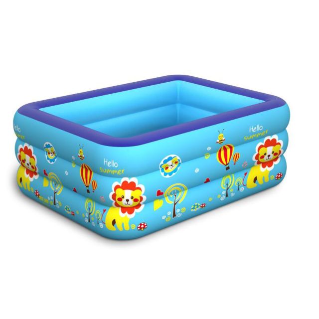 (mua kèm deall sốc ) Bể Bơi 3 tầng 150x110x55 tặng kèm bơm điện