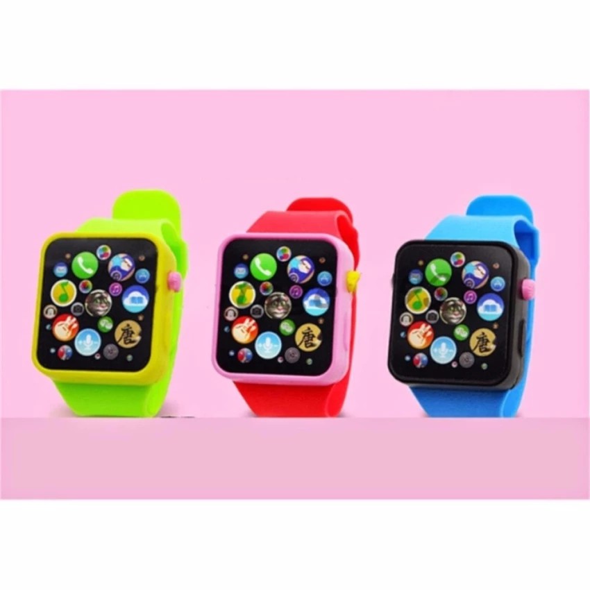 Đồng hồ đồ chơi cho bé (đỏ)