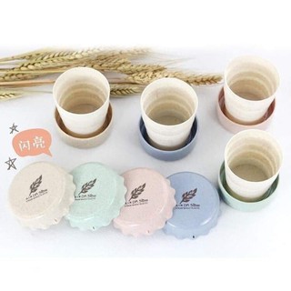 [Chọn mầu] Cốc Gấp Gọn Làm Từ Lúa Mạch Tiện Lợi