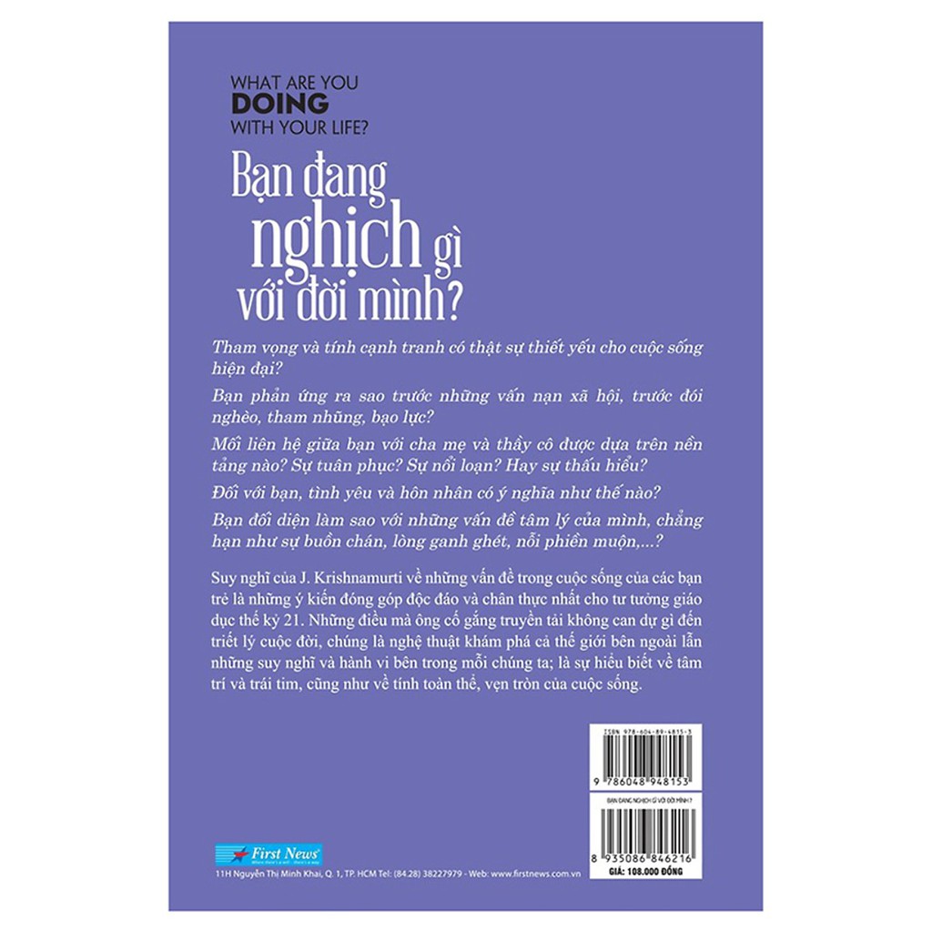 Sách - Bạn Đang Nghịch Gì Với Đời Mình ? - 8100246116977