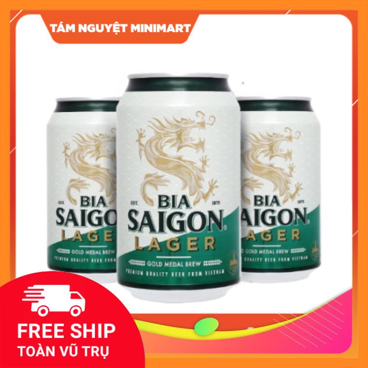 Lon bia Sài Gòn Larger 330ml