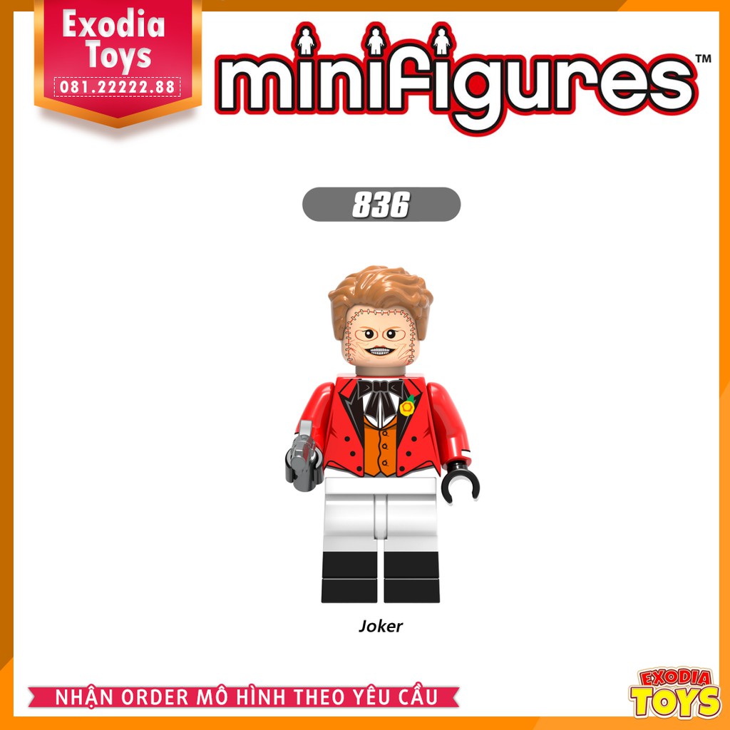 Xếp hình Minifigure siêu anh hùng và kẻ phản diện DC Comics - Đồ Chơi Lắp Ghép Sáng Tạo - X0188