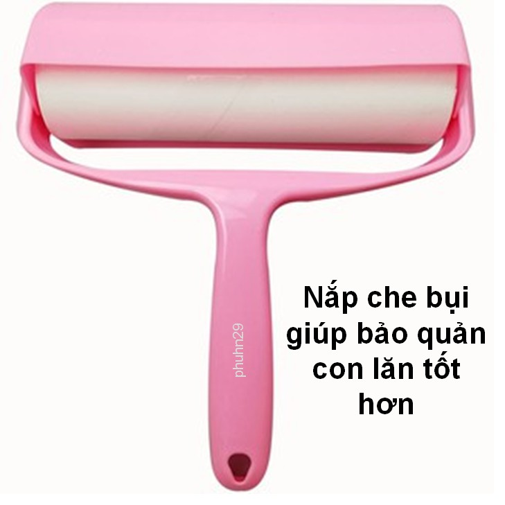 Cây Lăn Bụi Đa Năng 16CM Có Nắp Che ( Lông Động Vật, Sợi Vải, Đồ Da, Chăn Nệm, Ghế Salon...)