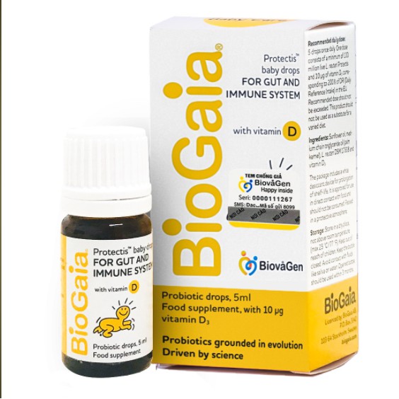 MVS BioGaia Protectis Drops + Vitamin D3 5ml/10ml