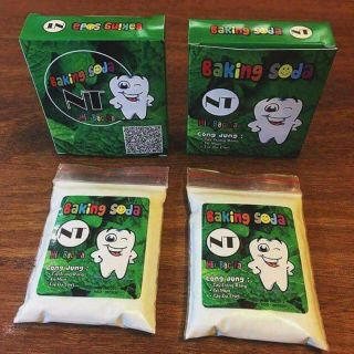Baking soda mix bạc hà