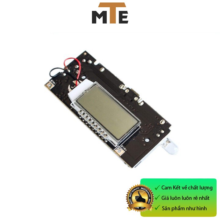 Mạch sạc dự phòng 2 cổng usb 5V 1A - 2A hiển thị LCD - Mạch sạc điện thoại