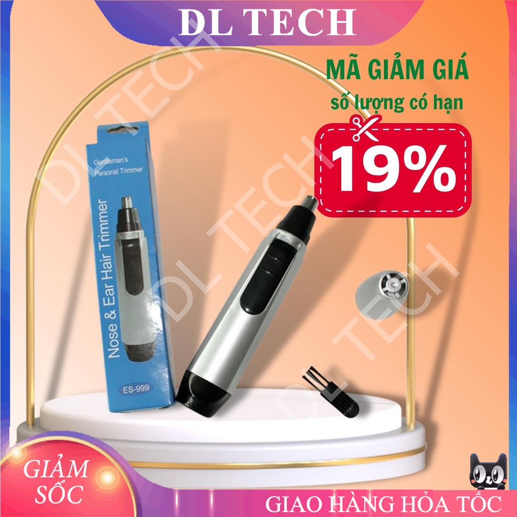 Máy cắt tỉa lông mũi bằng điện ES999 (Không tặng kèm pin) DL TECH