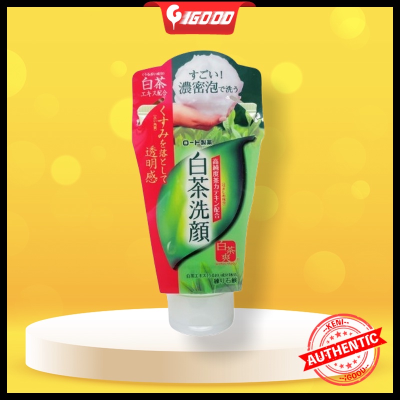 IGOOD - Sữa rửa mặt trà xanh Rohto Shirochasou Nhật Bản 120g