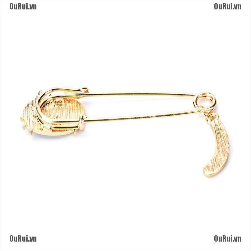 Huy Hiệu Cài Áo Hình Mèo Trắng Đen Dễ Thương