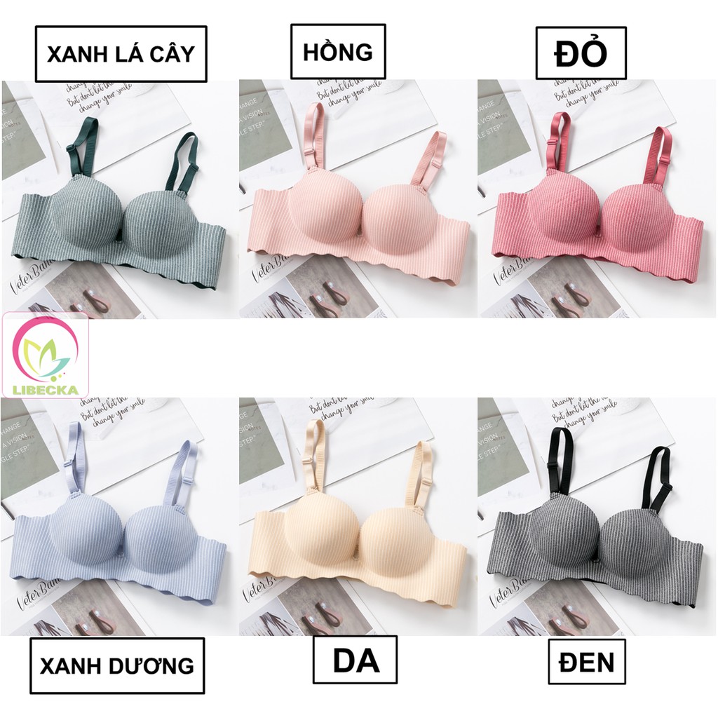 Áo ngực nữ su đúc không gọng mút 2,5cm nâng ngực tạo khe Sexy gợi cảm hàng cao cấp LBIECKA AL19