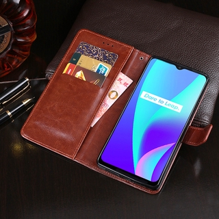 Bao Da Điện Thoại Pu Nắp Lật Từ Tính Cho Realme C25S C25 Realme C11 2021 C21 C20 C15 C12 C11 C3 8 Pro 7 7i 6 6i 5 5i 5s Ốp