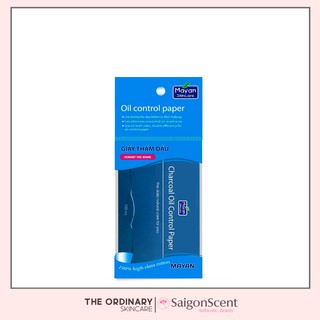 Giấy thấm dầu Mayan Charcoal Oil Control Paper