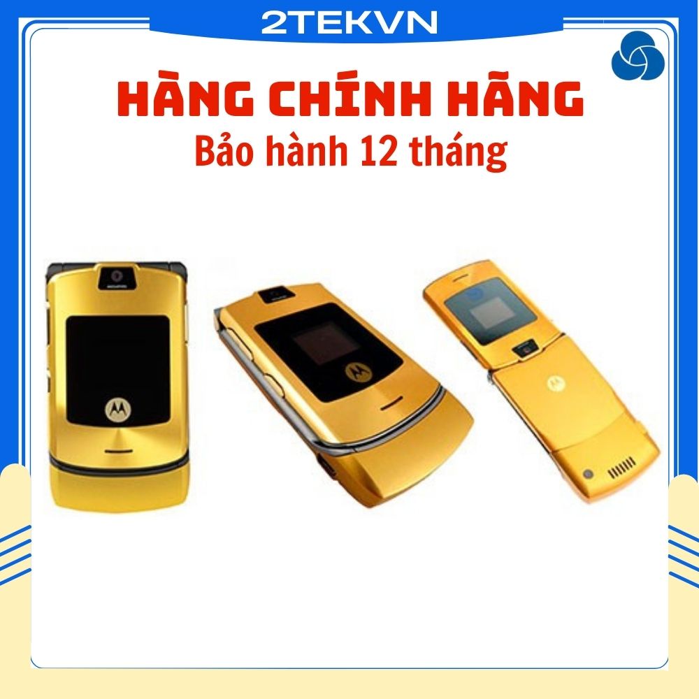 Điện thoại người già Motorola V3/ V3i nắp gập giá rẻ kèm pin sạc