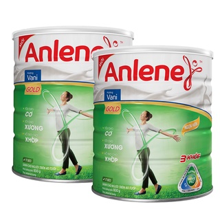 [Tặng bộ thố thủy tinh 3 món] Combo 2 hộp thiết Anlene Gold Vanilla MovePro 800G/Hộp