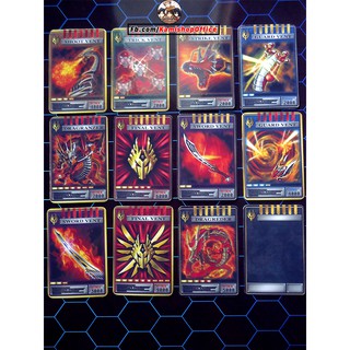 Set 12 thẻ Advent Ryuki - kích thước DX