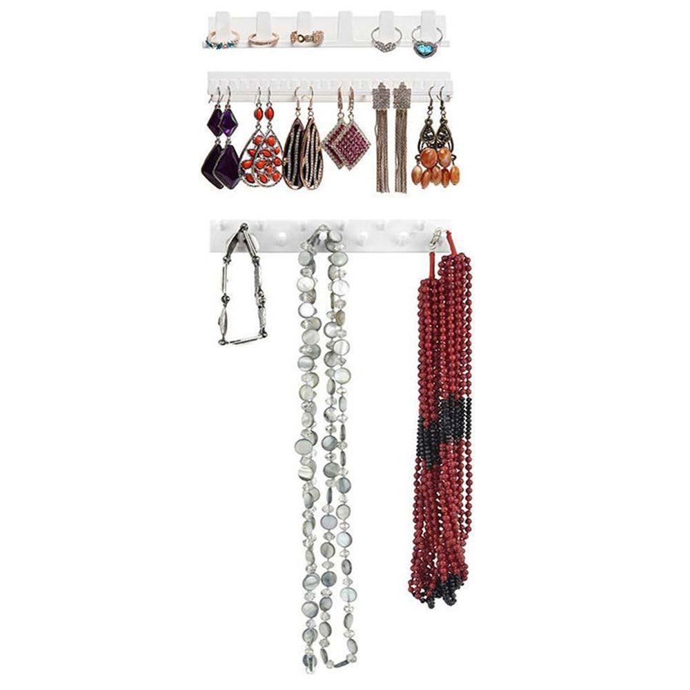 Set 9 Móc Treo Đồ Trang Sức Gắn Tường Đứng