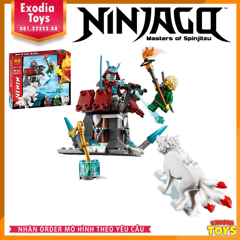 Xếp hình Ninjago Chuyến phiêu lưu của Ninja LLoyd- Đồ Chơi Lắp Ghép Sáng Tạo - BELA 11326 Lego Ideas 70671