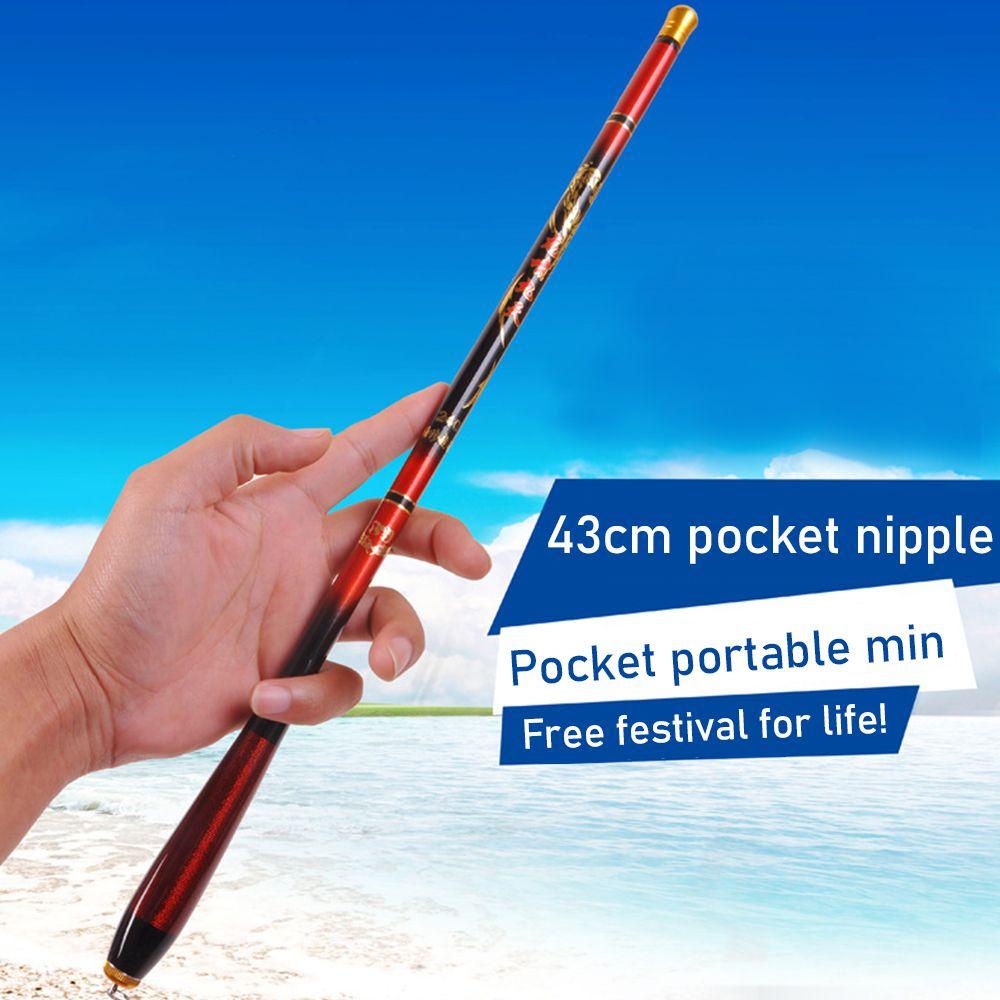 Cần Câu Cá Mini Bằng Sợi Carbon Siêu Nhẹ