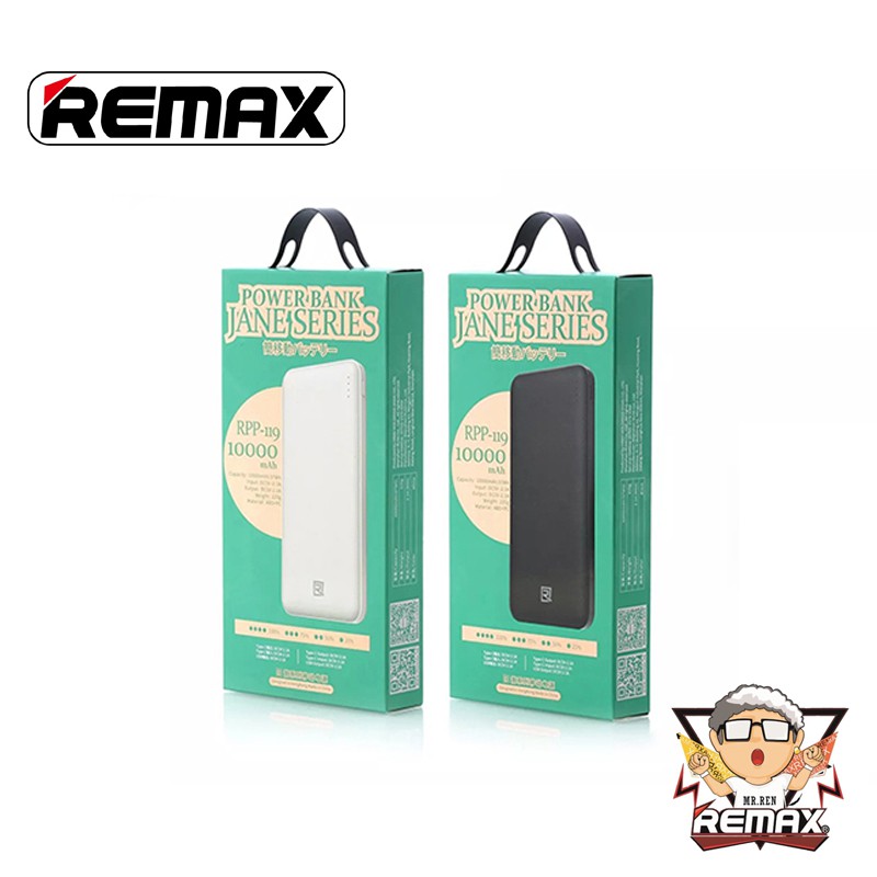 Pin Sạc Dự Phòng 10.000mAh -Remax RPP-119 -Hàng phân phối chính hãng -BH 12 tháng