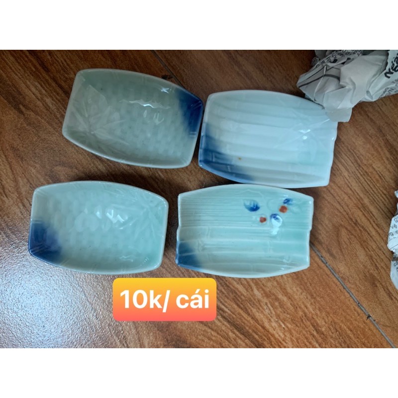 Chén nước chấm kiểu cổ điển (hoa sen, hoa hồng, cây tre, vân nhí, hoạ tiết hoa anh đào, hoa đào cherry blossom) đủ loại