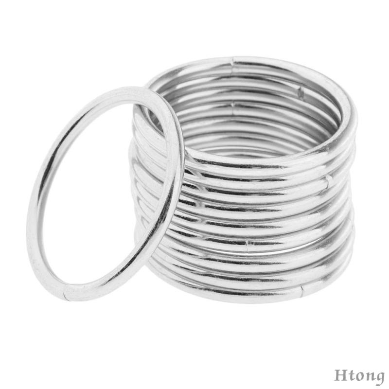 Set 10 khoen tròn 1.4 inch chất liệu kim loại chuyên dụng làm thủ công rèm cửa/kết nối ruy băng làm chuông